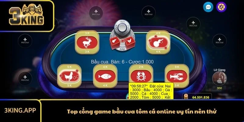 3KING – Cổng game bầu cua đẳng cấp nhất hiện nay