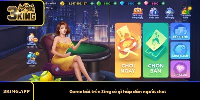 Game bài trên Zing có gì hấp dẫn người chơi