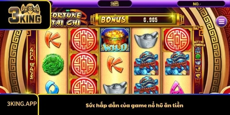 Sức hấp dẫn của game nổ hũ ăn tiền