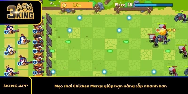 Mẹo chơi Chicken Merge giúp bạn nâng cấp nhanh hơn