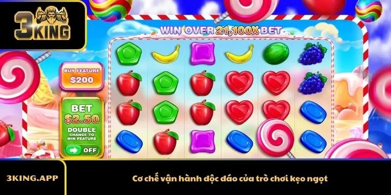 Cơ chế vận hành độc đáo của trò chơi kẹo ngọt