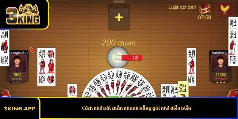 Cách nhớ bài chắn nhanh bằng ghi nhớ diễn biến