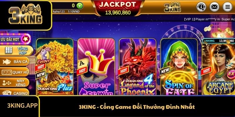3KING - Cổng Game Đổi Thưởng Đỉnh Nhất