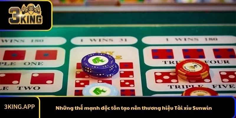 Những thế mạnh độc tôn tạo nên thương hiệu Tài xỉu Sunwin