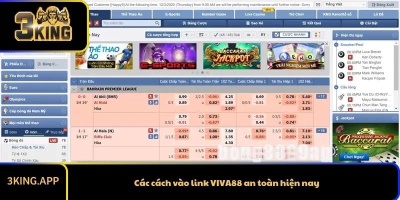 Các cách vào link VIVA88 an toàn hiện nay