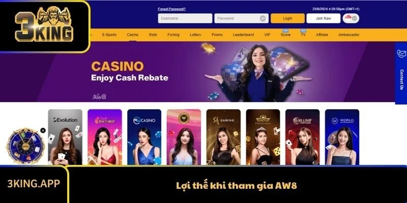 Lợi thế khi tham gia AW8