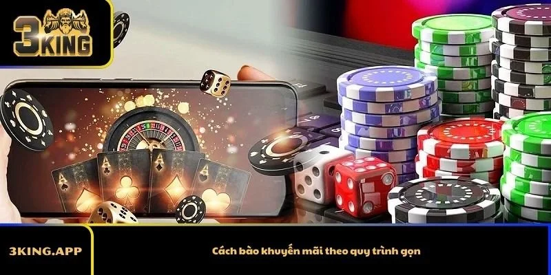 Cách bào khuyến mãi theo quy trình gọn