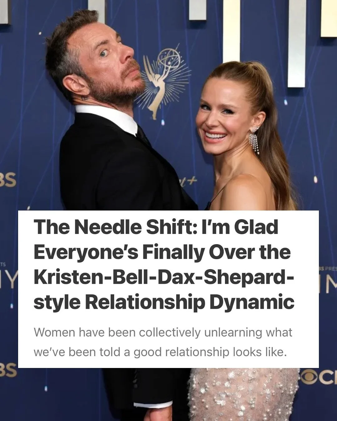 My latest Substack essay, about *that* instagram caption and the subsequent backlash

Read the full thing (linked in my bio).