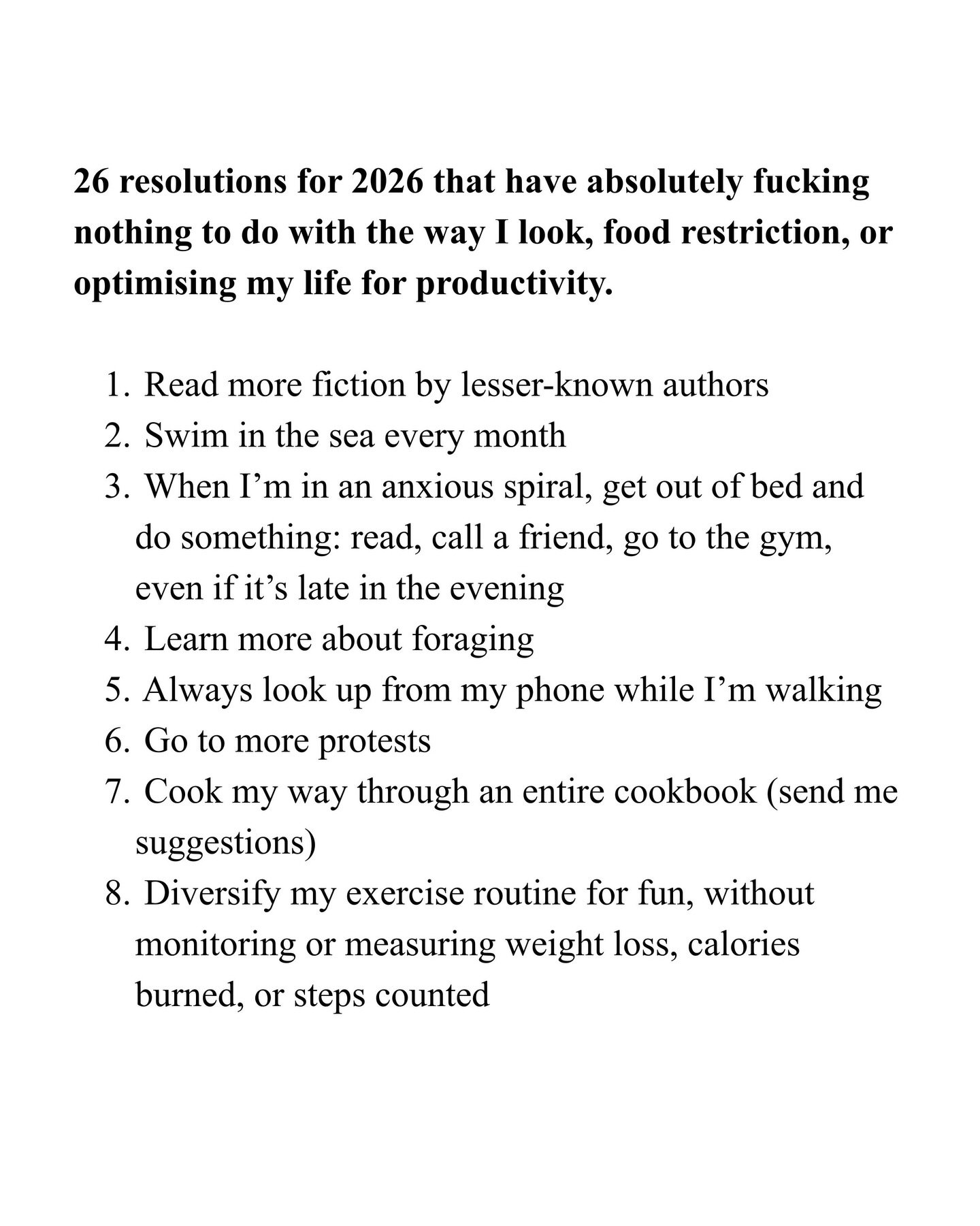 A feed palate cleanser, if you will!