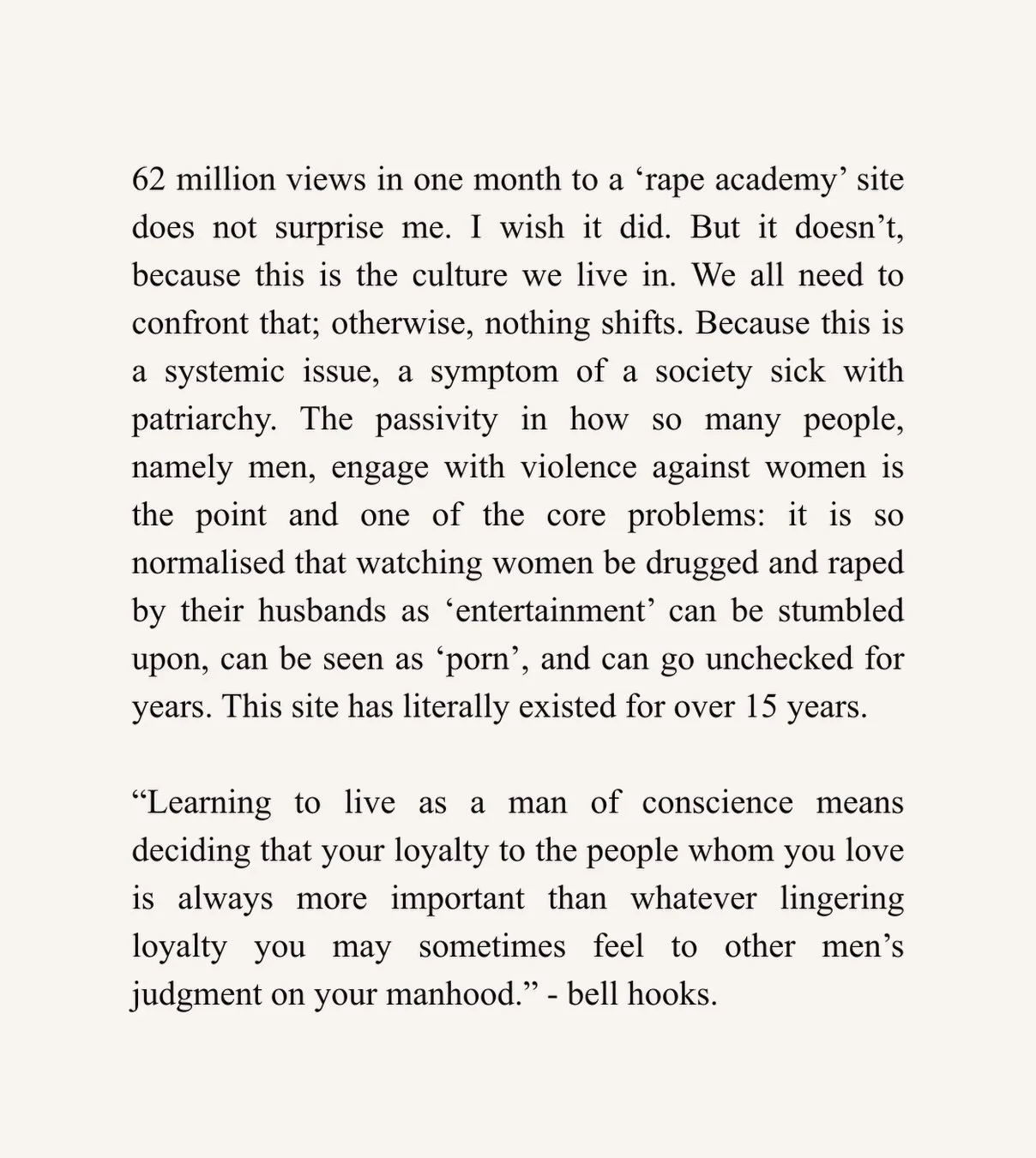 Love to everyone finding it hard to see and comprehend this news that&rsquo;s being circulated.