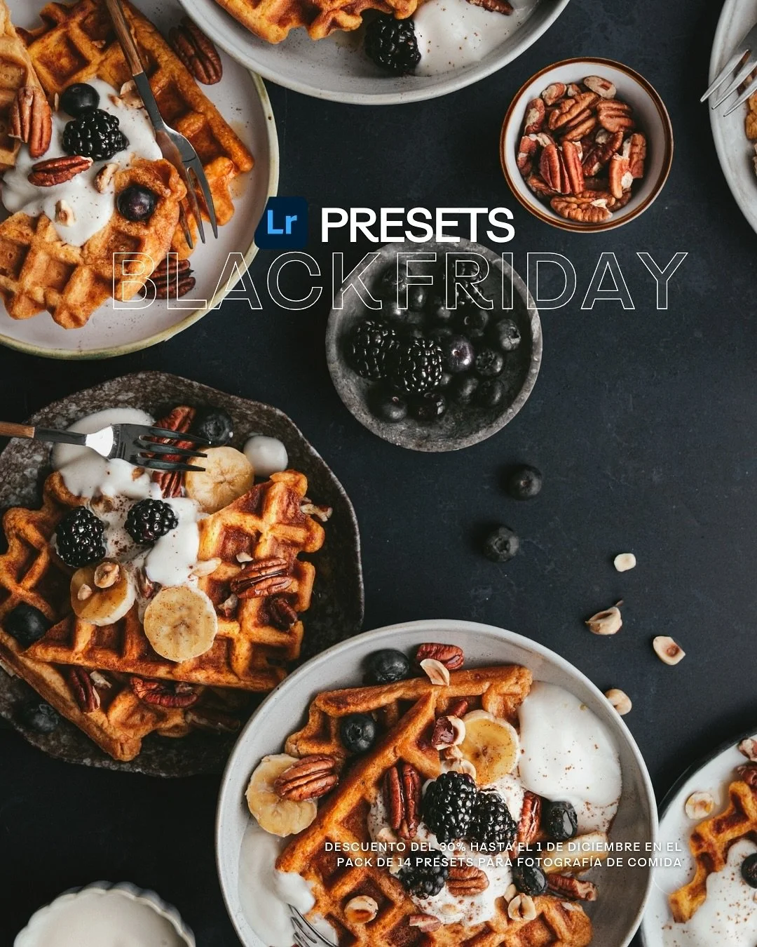 BLACK FRIDAY: 30% OFF ✨ Mi colecci&oacute;n completa de presets para food photography con descuento hasta el lunes 1/12

Comenta BLACK para recibir tu c&oacute;digo por DM 🖤

#presets #lightroompresets #madewithlightroom #foodphotography #fotografia