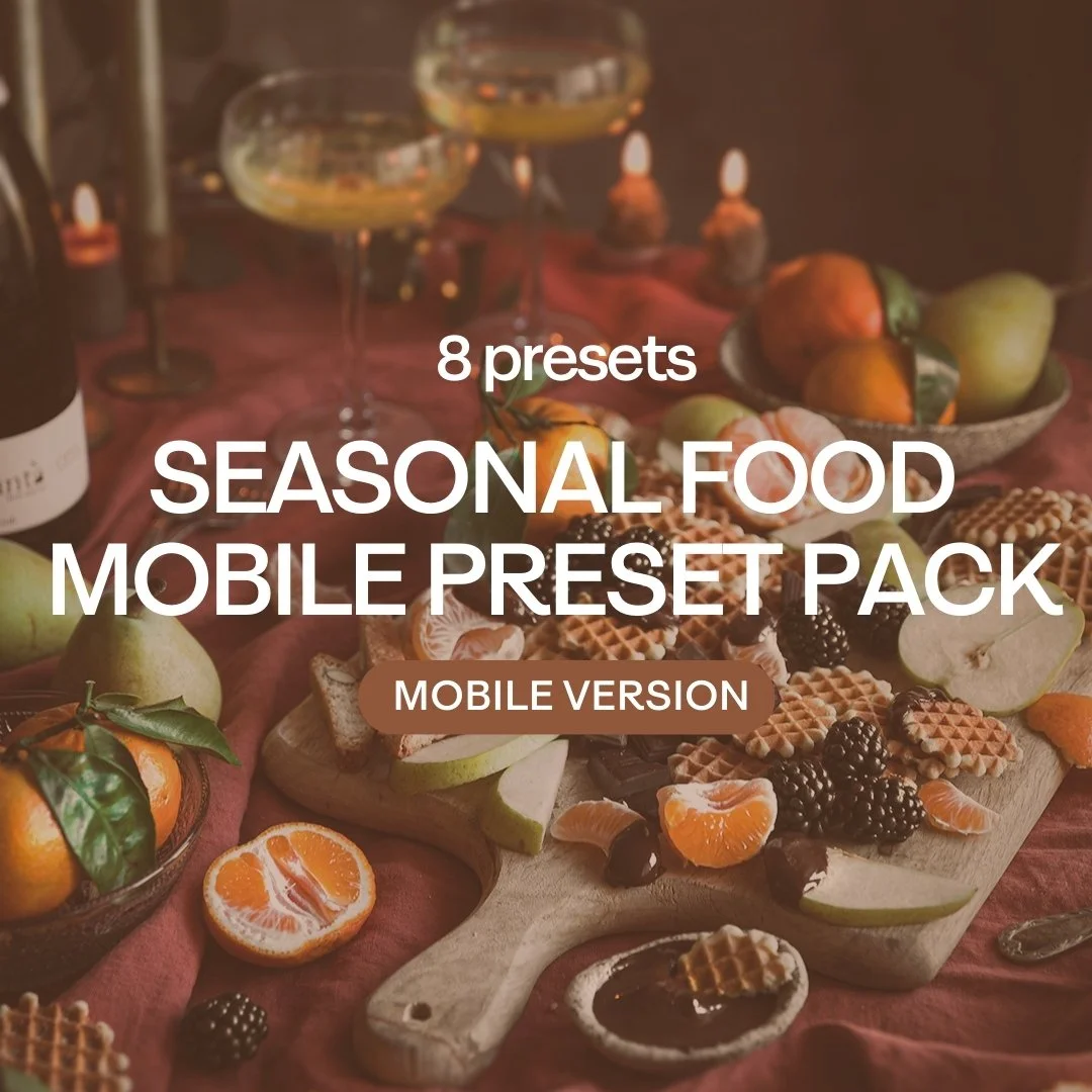 8 Seasonal Lightroom Mobile Presets