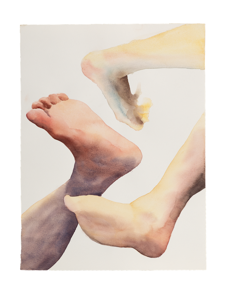Falling Men series, 2025
Watercolour, 30 x 40 cm