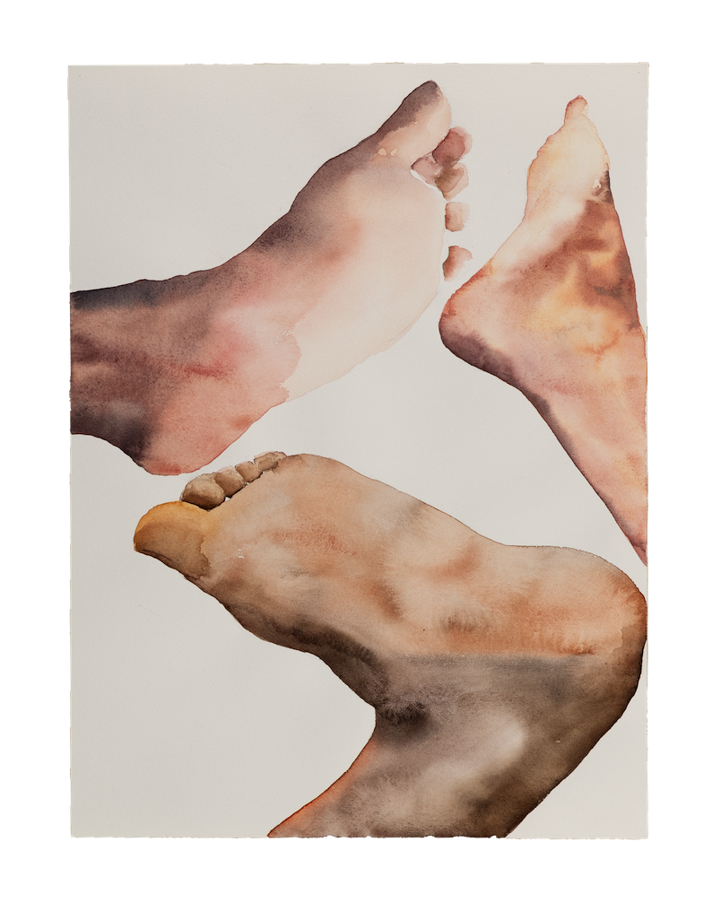 Falling Men series, 2025
Watercolour, 30 x 40 cm