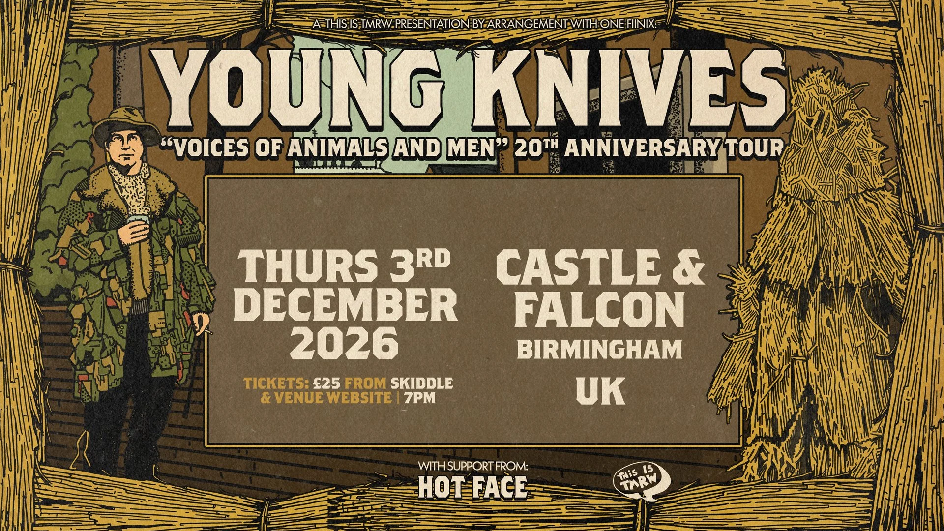 Young Knives - "Voices of Animals & Men" 20th Anniversary Tour