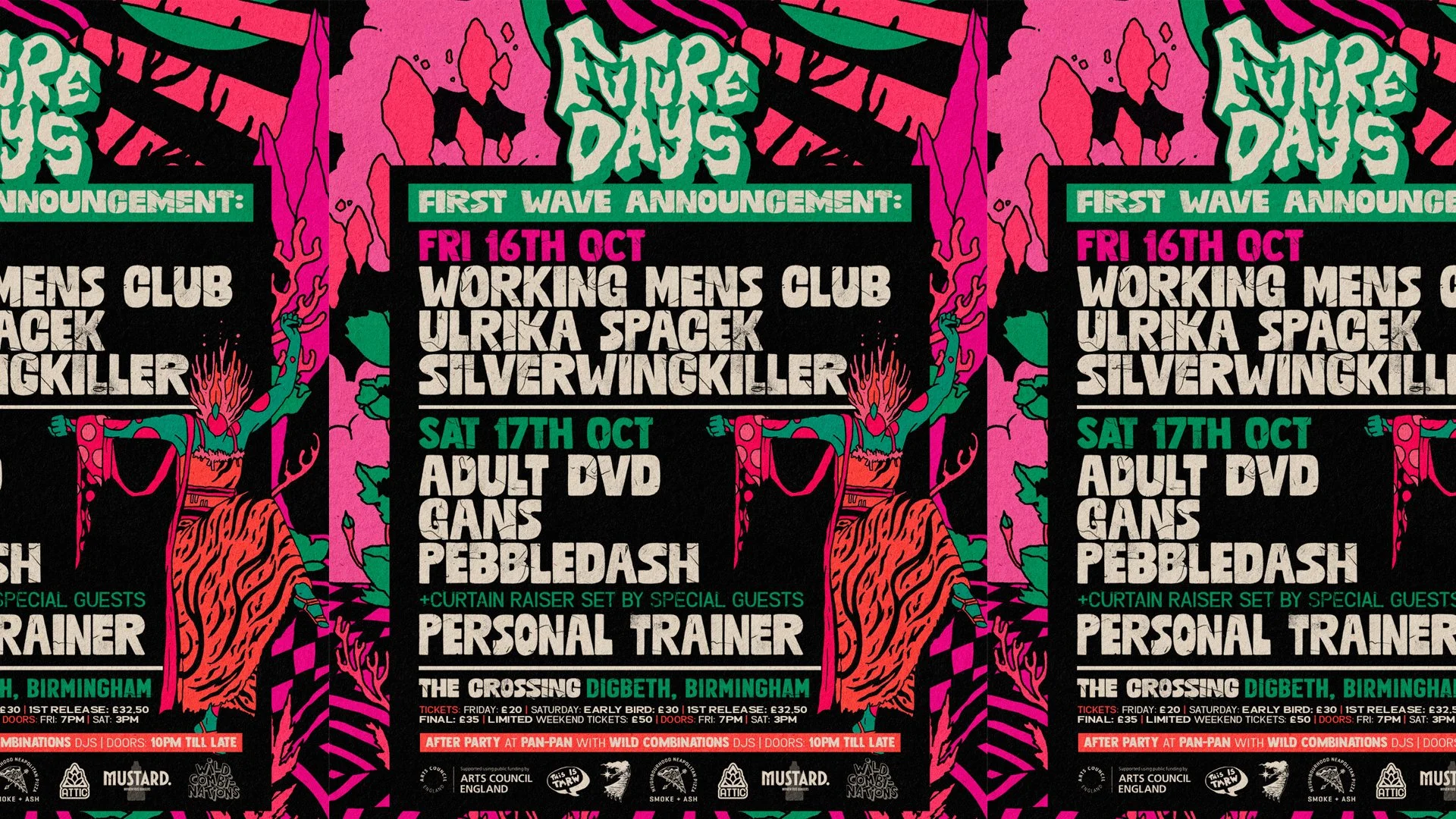 Future Days 2026 w/ WOrking Men’s Club, Ulrika Spacek, adult DVD &amp; more