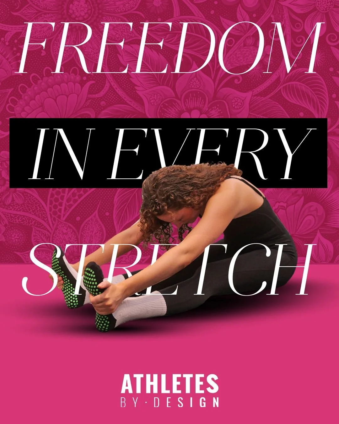 Freedom starts with a solid base.

ABD grip socks are designed to move with you, giving you the traction to stay grounded and the flexibility to flow freely through every stretch, reach, and hold.

No slip. No limits. Just pure movement, controlled a