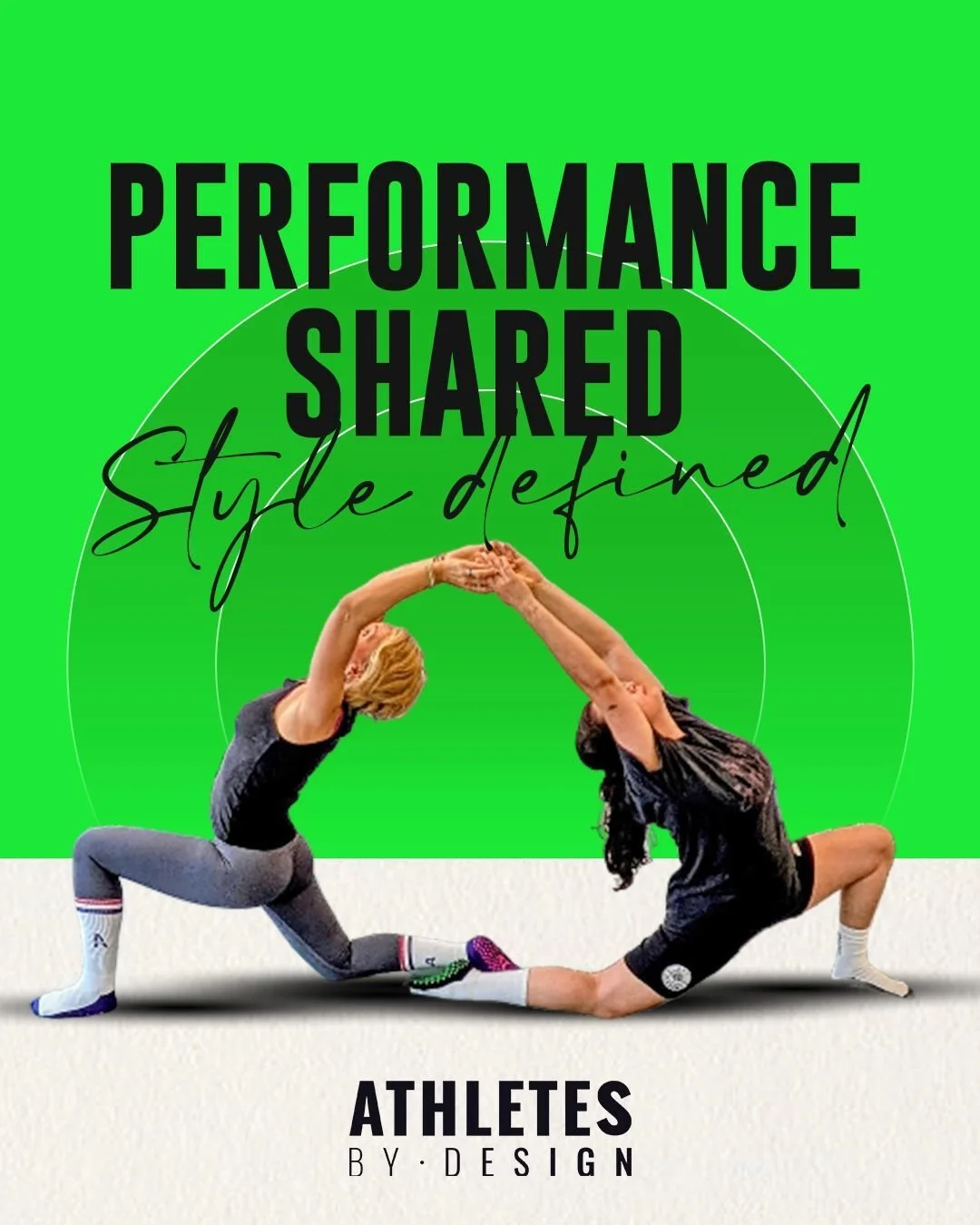 Some things just work better in pairs. 👯♀️

Like you and your training partner, or your ABD grip socks.
Built for balance, support, and shared effort, they&rsquo;re made to keep both of you locked in and ready to perform.

Because every great sessio