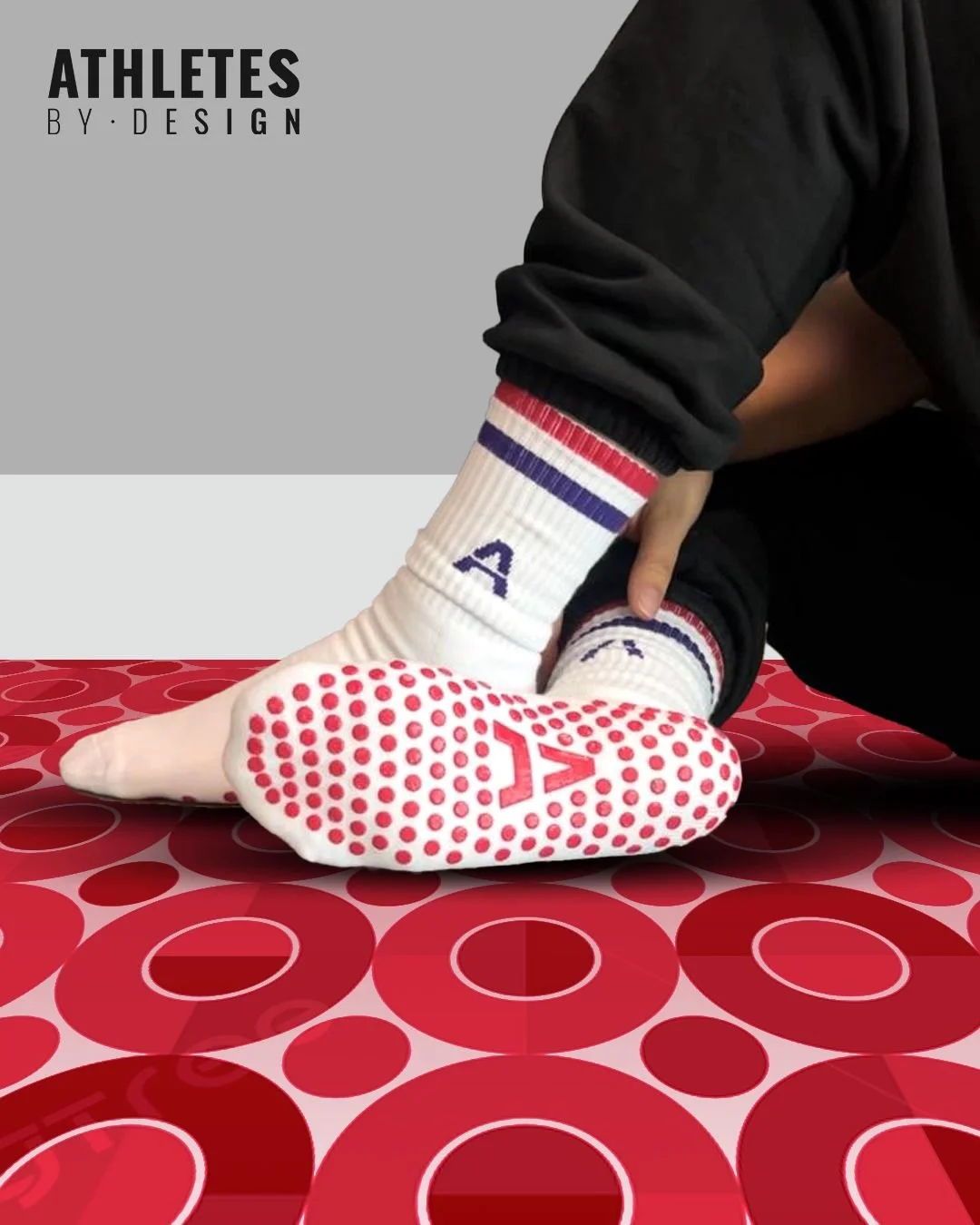 Ordinary blends in, ABD doesn&rsquo;t.

Our grip socks are made to perform at a high level and look the part, with bold colourways, sharp design, and a fit that feels premium from the first step.

Stand out before you even start.

#AthletesByDesign #