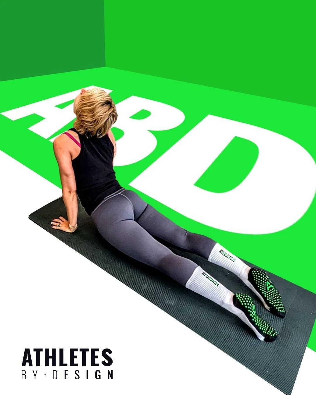 Push further. Reach higher.

ABD grip socks keep you grounded while you stretch your limits upward, giving you the stability and control to extend fully and move with confidence.

When your base is secure, your ceiling moves.

#AthletesByDesign #Grip