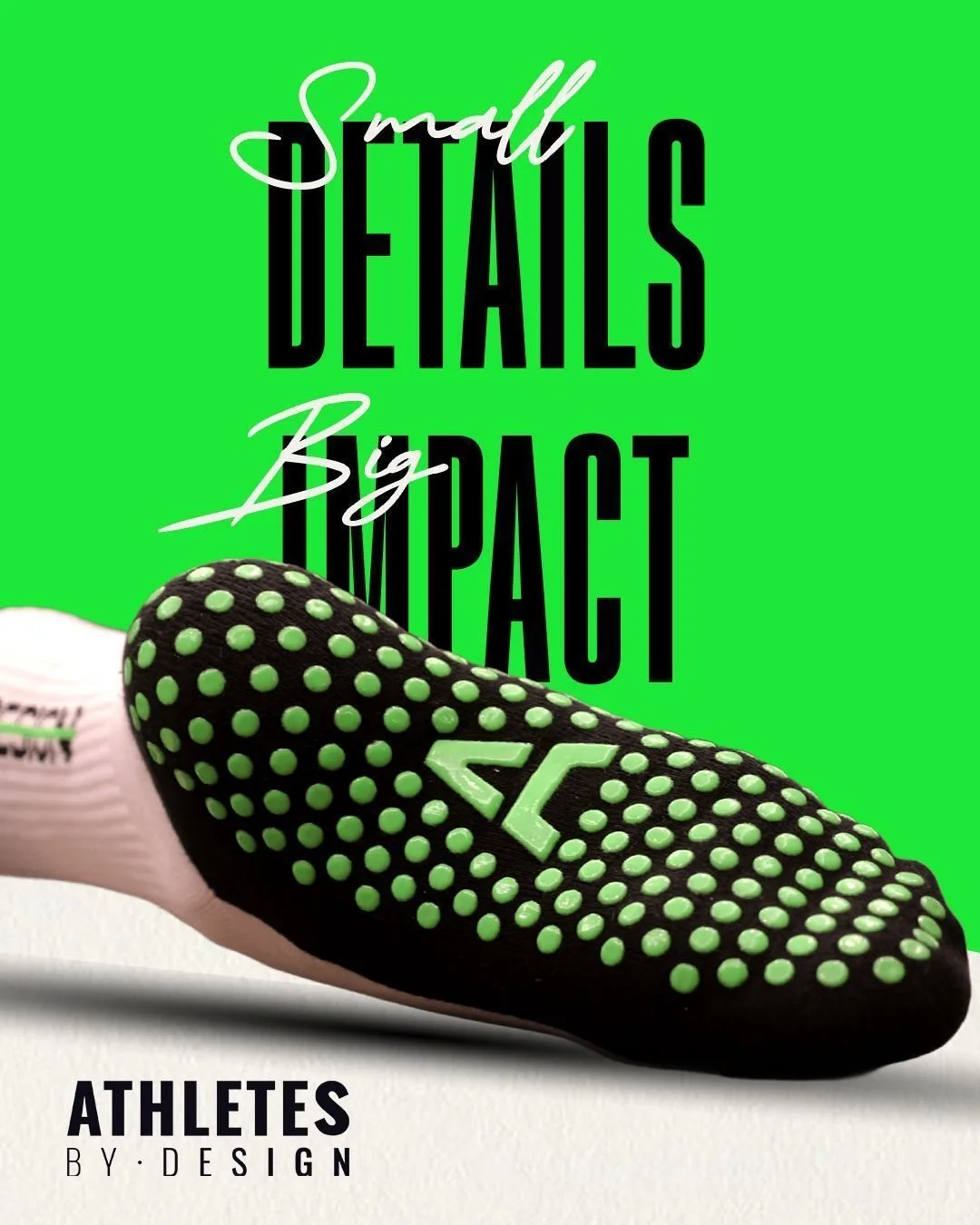 Where performance meets precision.
Every detail is built with purpose so you can move with confidence.

#AthletesByDesign #GripSocks