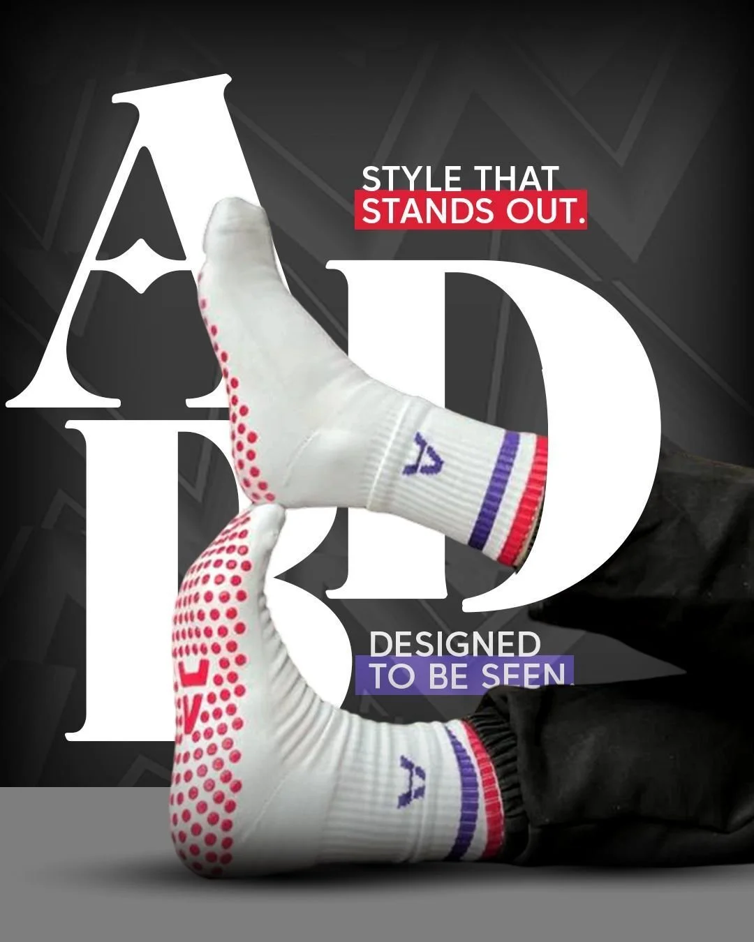 From studio to gym floor, stay steady.
One pair for every session.

#AthletesByDesign #GripSocks