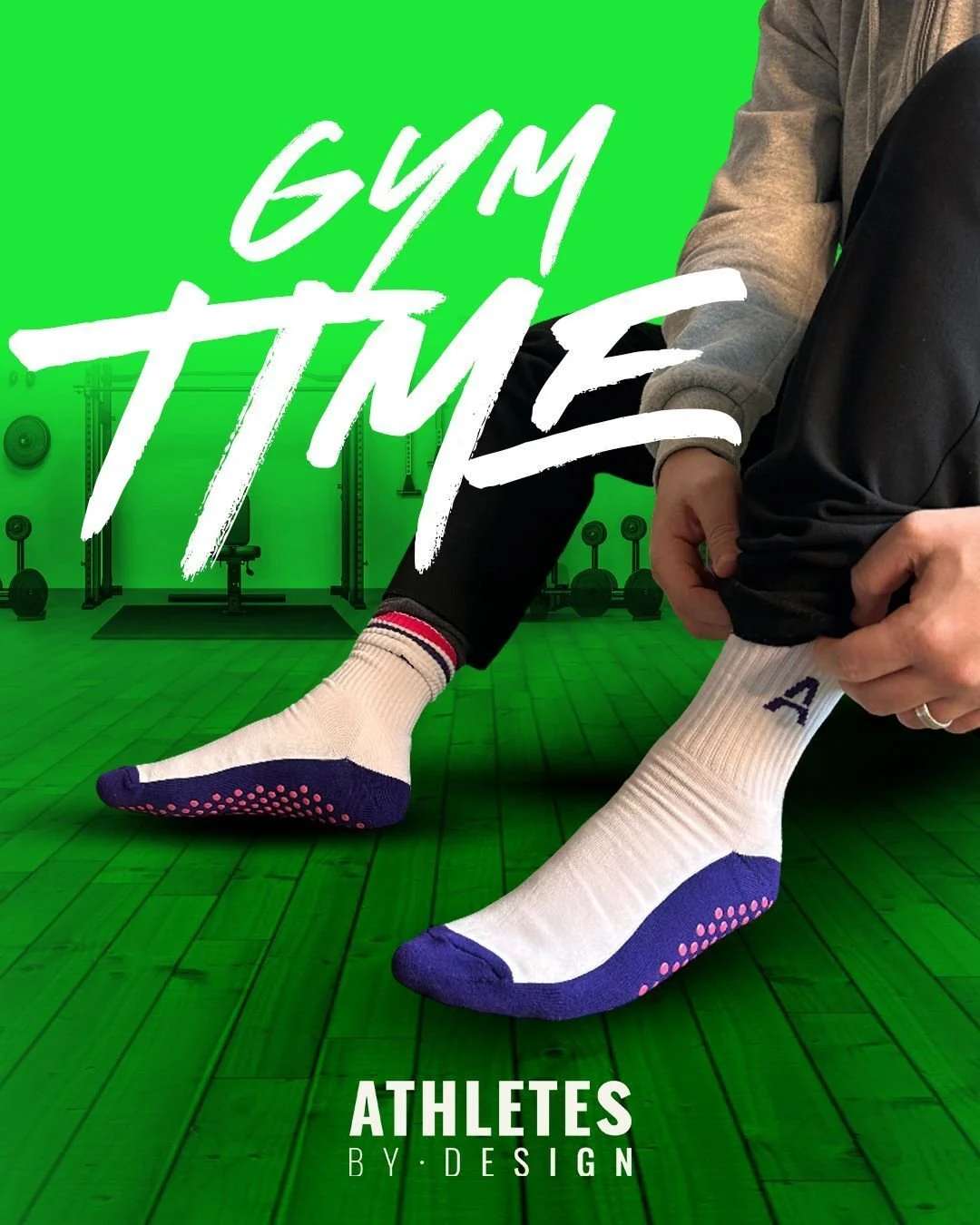Every detail matters when you are pushing your limits.
We take care of the details so you can focus on the work.

#AthletesByDesign #GripSocks