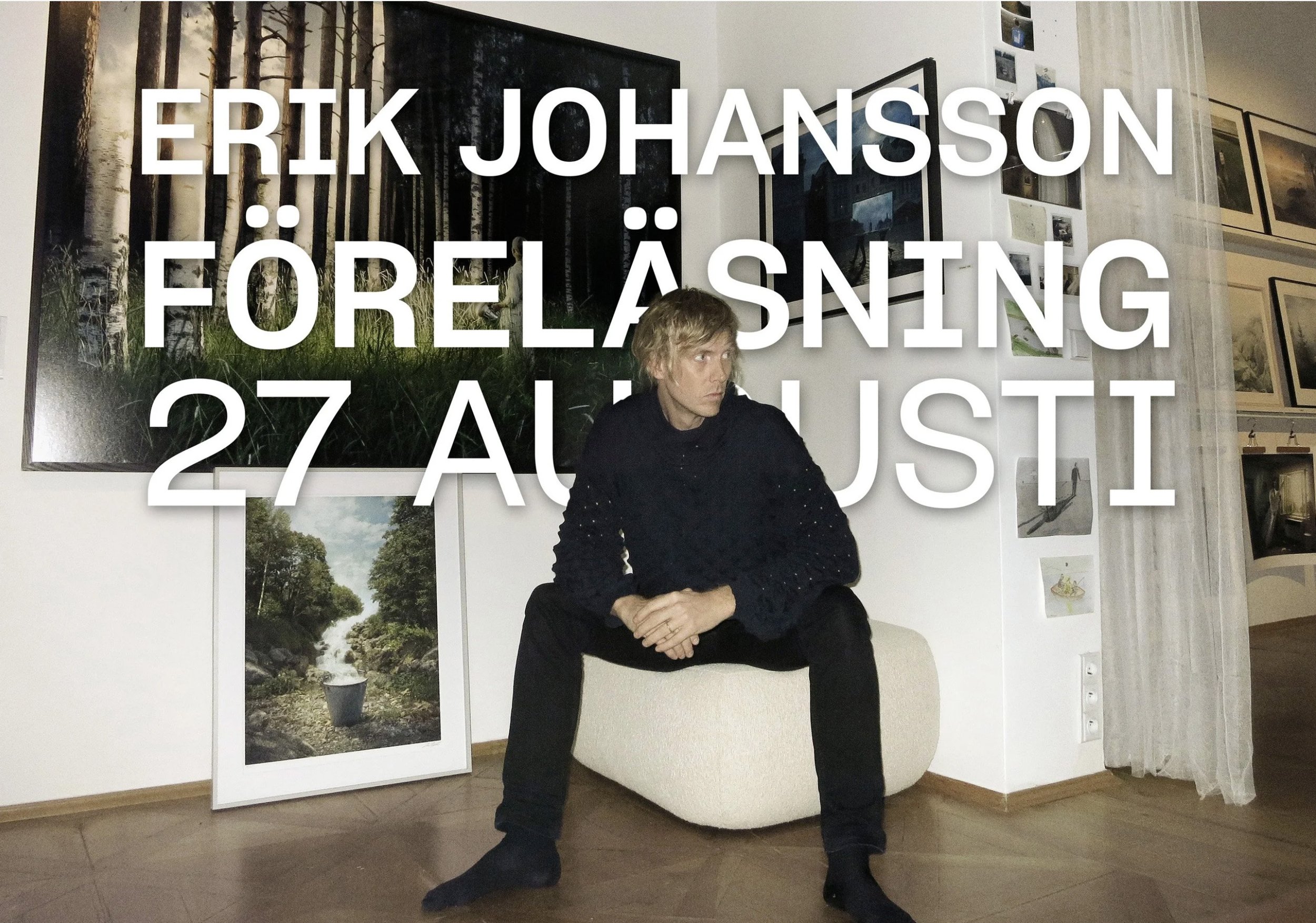 Föreläsning med Erik Johansson 27 Augusti 2026