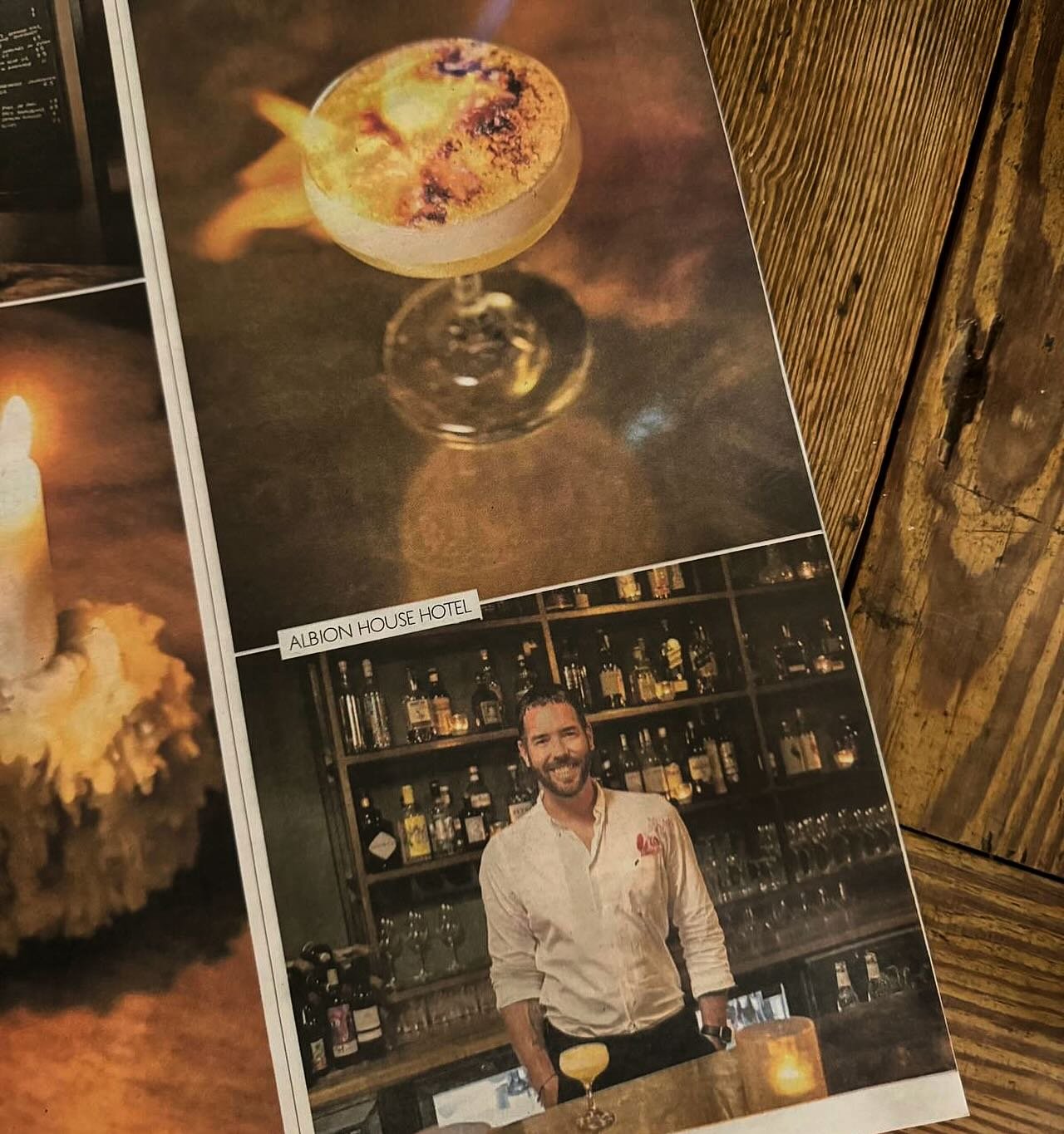 Christmas Cocktail Crawl anyone? If not a thing, it should be&hellip; Thank you @ramsgaterecorder for this fab feature of our James (christmas fanatic) at our festive bar and flaming tipples&hellip;

Take a seat by the 12ft tree and get indoctrinated