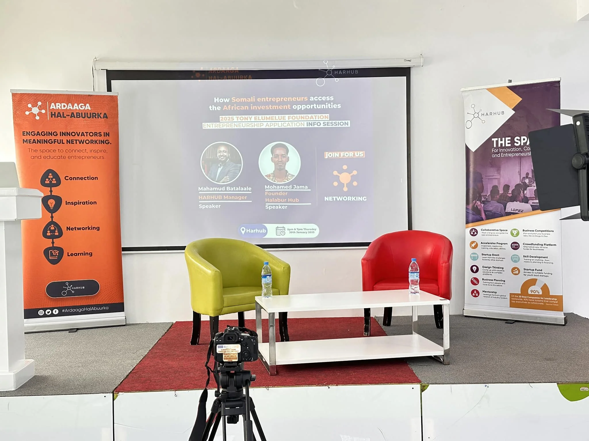 Ardaaga Hal-Abuurka : Tony Elumelue Foundation-info session