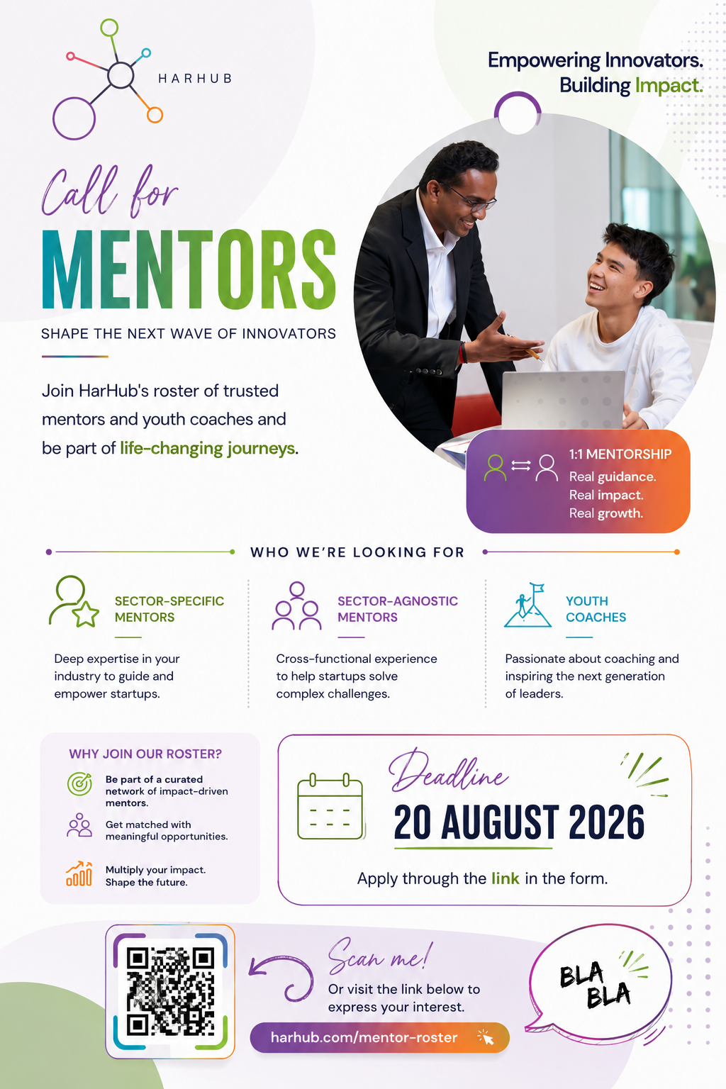 HarHub Mentor & Consultant Roster Pool – Expression of Interest