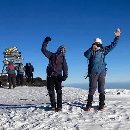 The international sign of pure happiness &mdash; a wave 🌍👋

Whether it&rsquo;s from the summit of Mount Kilimanjaro, the heart of the Serengeti, or anywhere your adventure takes you it&rsquo;s that simple wave says it all. Pure joy, gratitude, and 