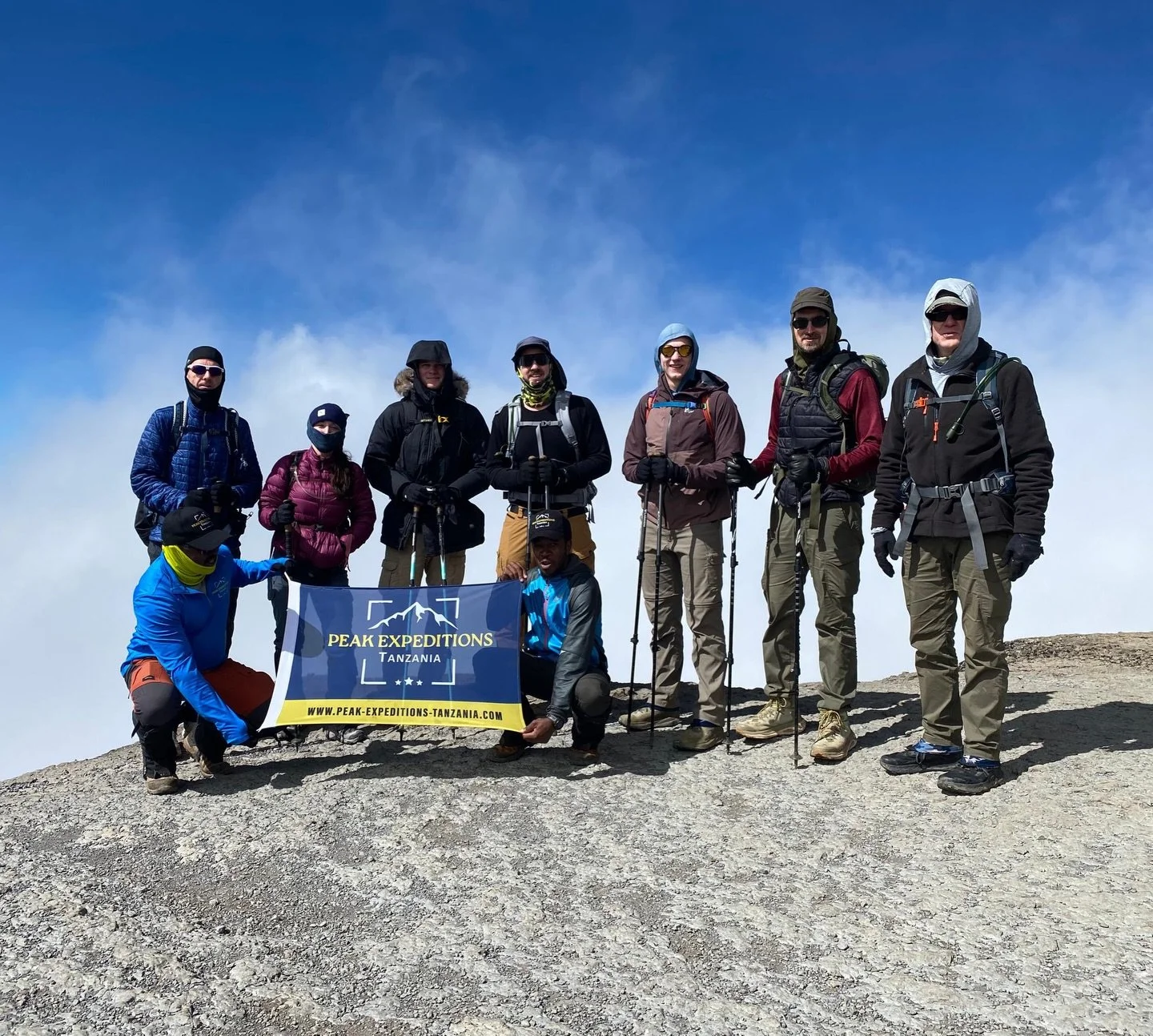 Standing on top of the great Barranco Wall 💪🏔️

What a team!

Dave, Levi, William, Cortland, Lucas, Ruby, and Adam absolutely smashed it! 👊 strong legs, big smiles, and pure determination all the way to the top. This is what Kilimanjaro is all abo