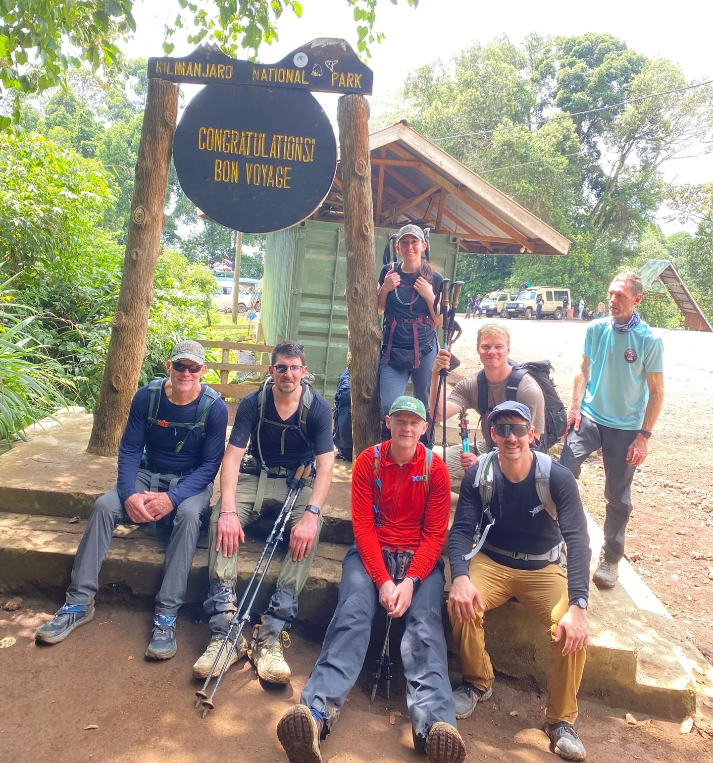 And as the team reach the finish point! It&rsquo;s good bye  from the mountian but the certificate ceremony is about to begin&hellip;

Celebration time! You guys did it! 

#MtKilimanjaro #8Daylemoshoroute #Peakexpeditionstanzania