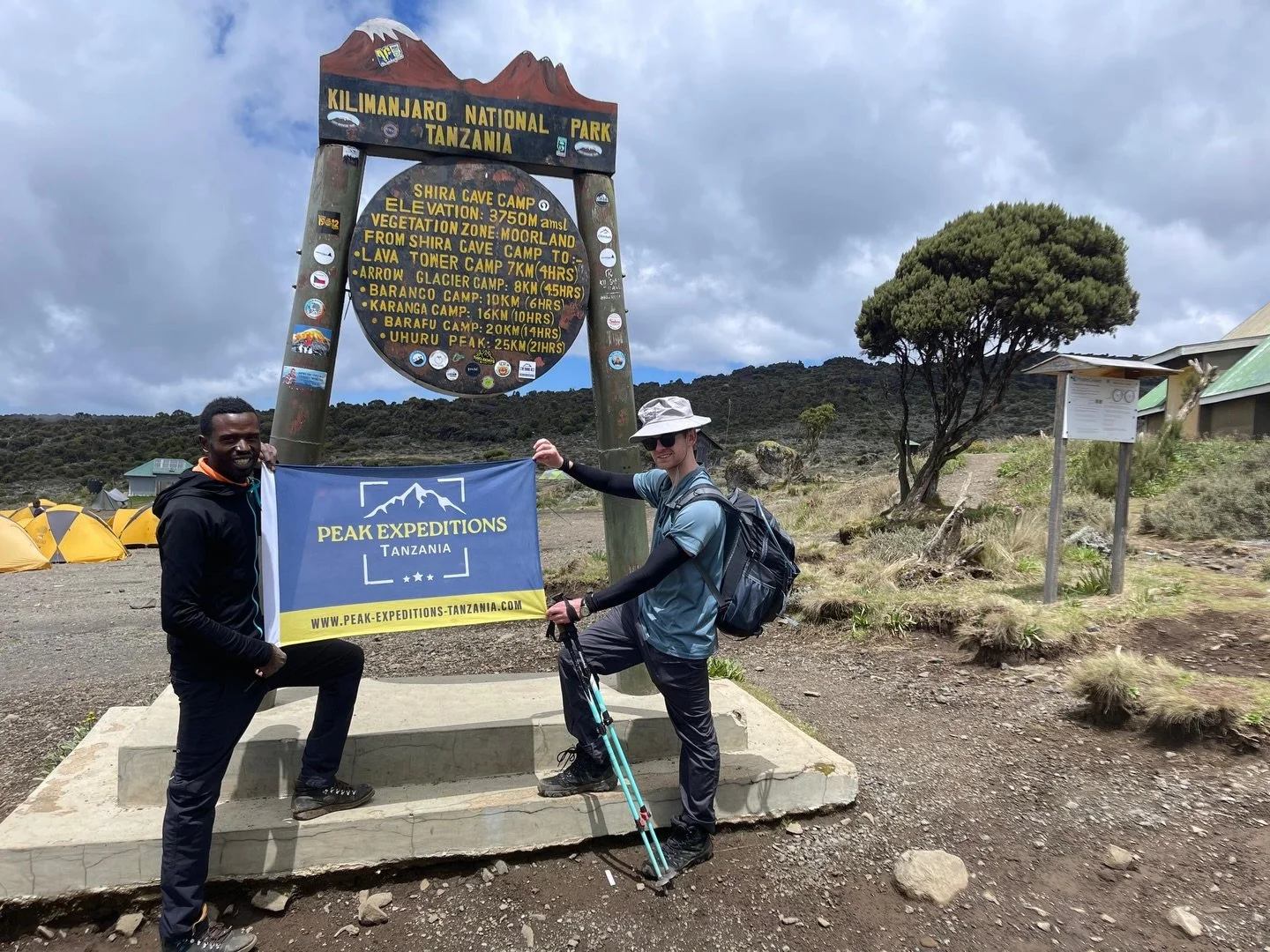 Well done Joshua on making to Shira cave camp! Well deserved rest and a good hearty hot meal is on the way&hellip;

Kilimanjaro is such a special place 

#Shiracavecamp #PeakexpeditionsTanzania #Machameroute #Mykilimanjaro