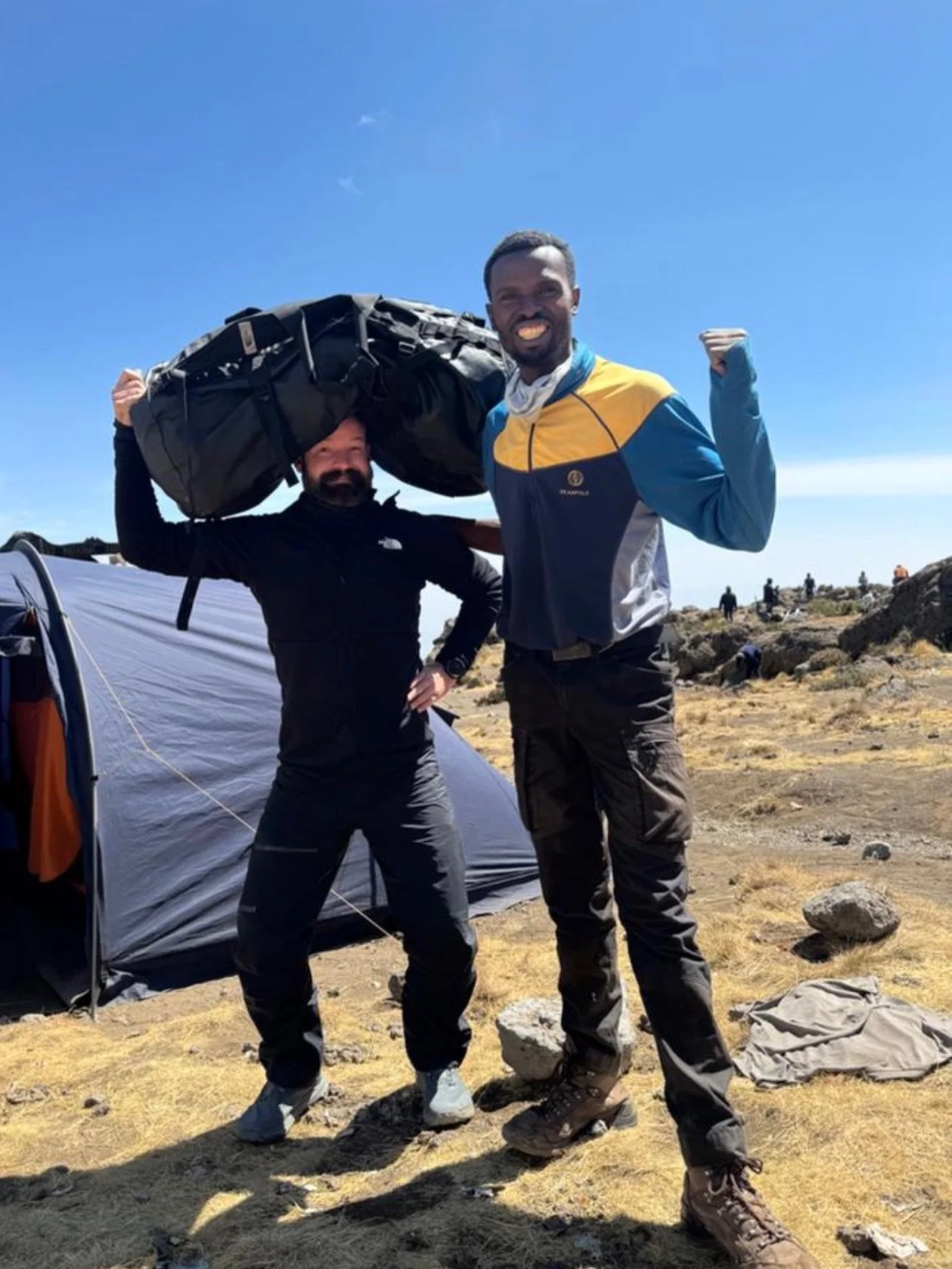 Our peak Expeditions Tanzania mountain crew are just incredible and we honour them and salute and are so grateful for what they do for us every time they set foot on the mountain. They are the real heroes of the mountain.they are treated and respecte
