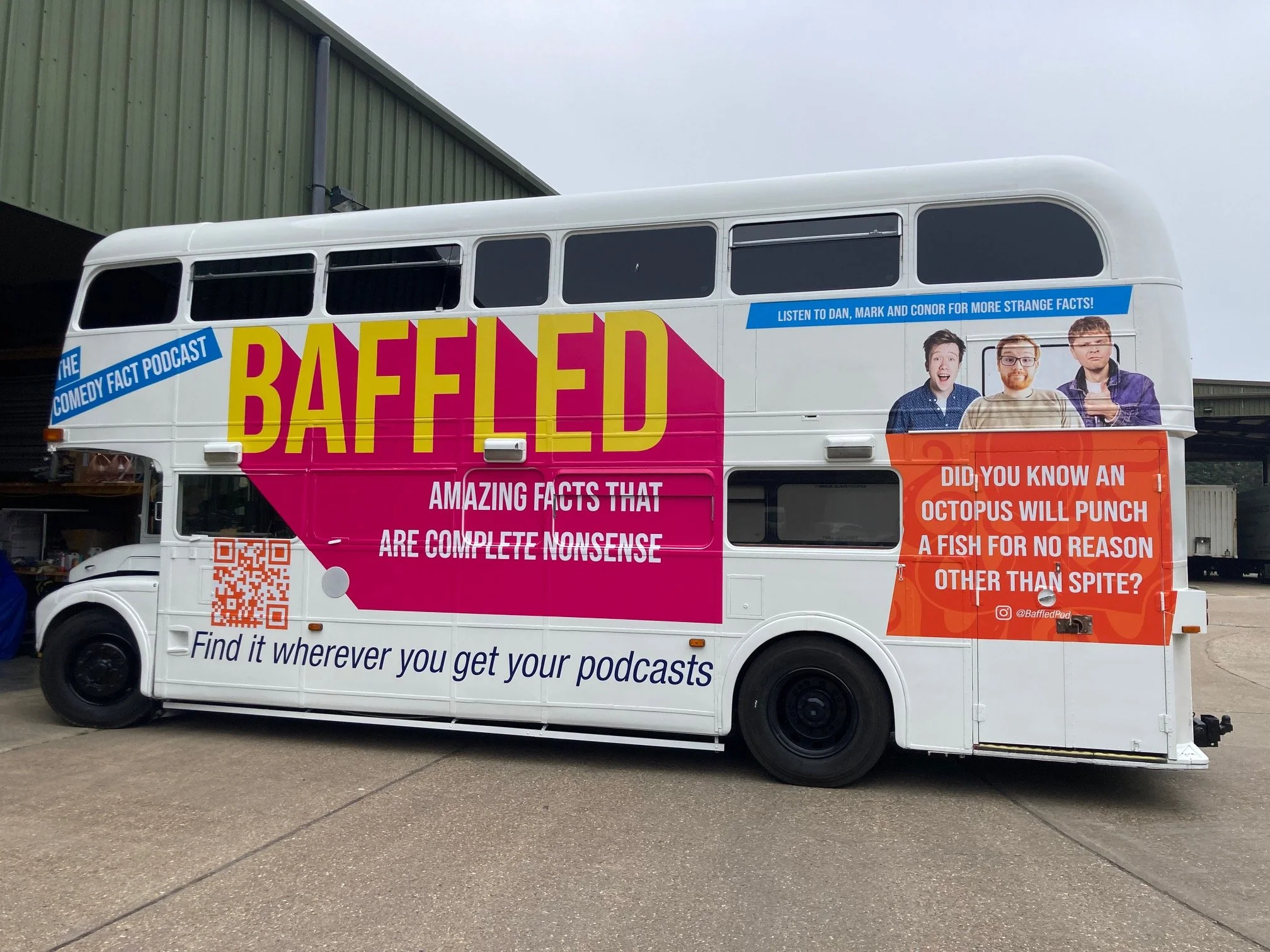 Routemaster Bus in Baffled livery.jpg