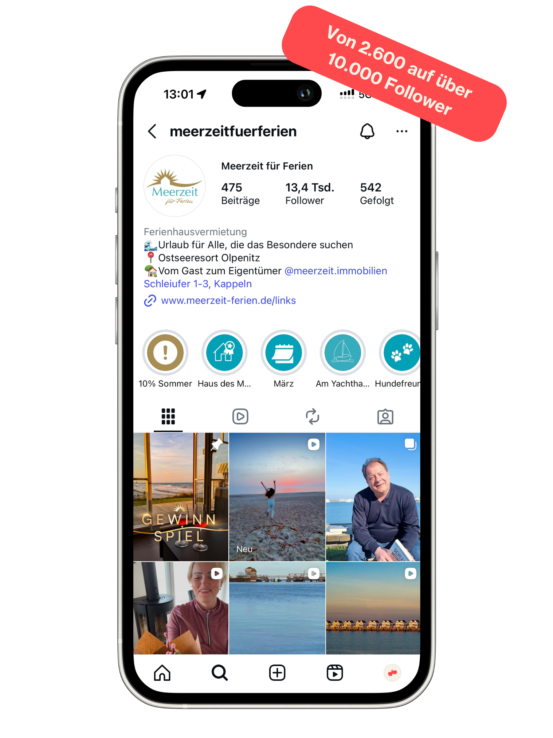 Meerzeit für Ferien