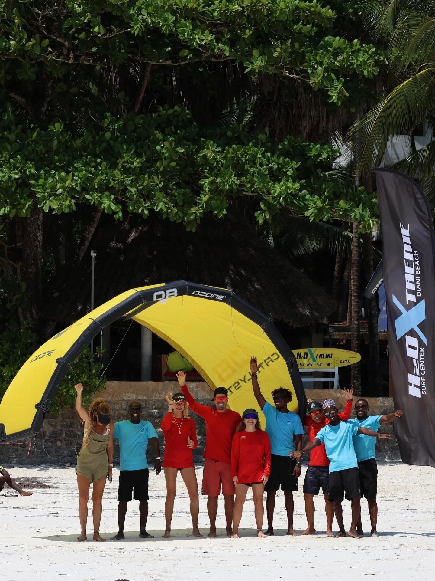 And just like that all these smiling faces have flown back home&hellip;it&rsquo;s going to be quiet without you! 

Big thank you to all our incredible instructors and managers who came out this Kaskazi season 🌴🫶🏽❤️ you brought the stoke. 

@floora