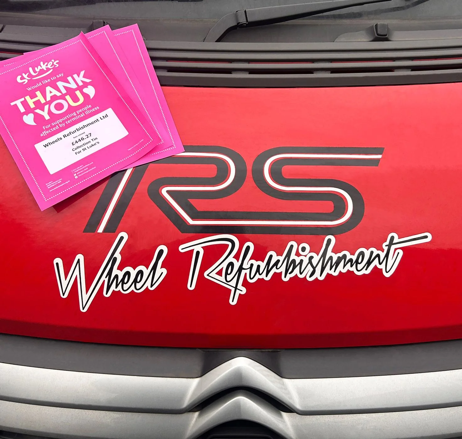 RS Wheels Supports St Luke’s