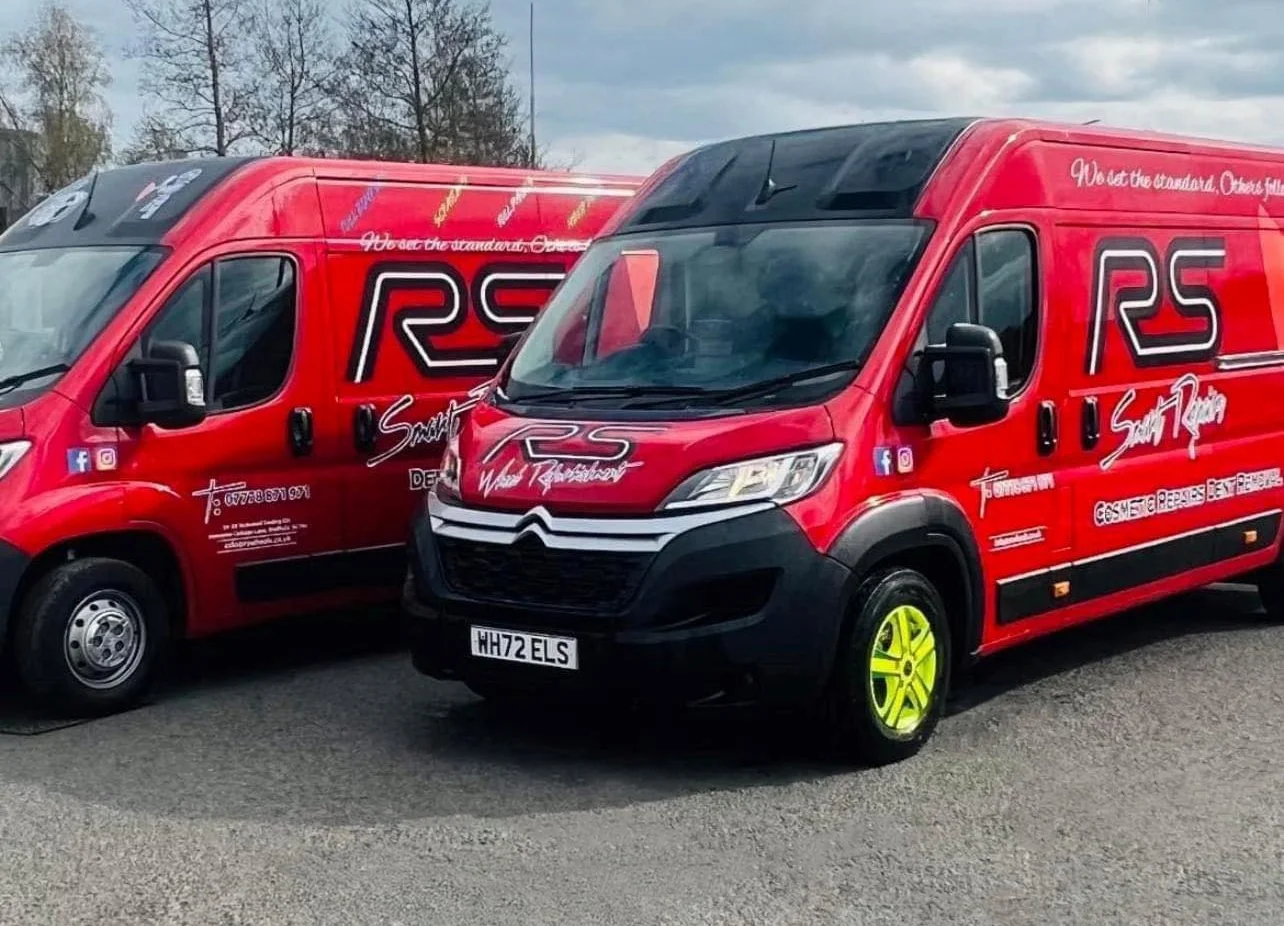 RS Wheels Scotland Vans used for onsite alloy wheel repairs