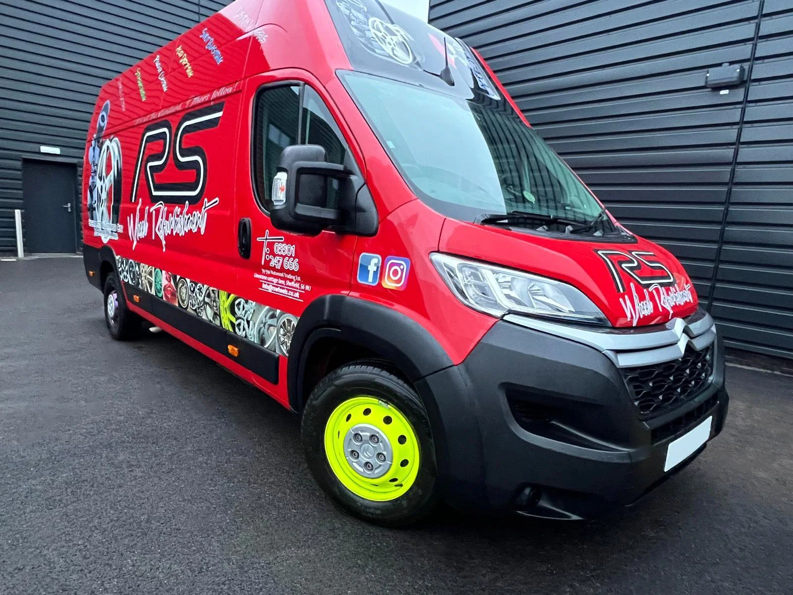 RS Wheels Alloy Repair Van for onsite work