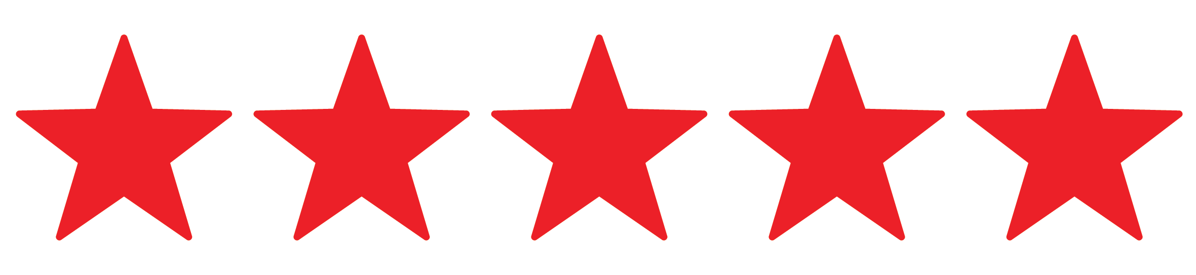 Five red stars.