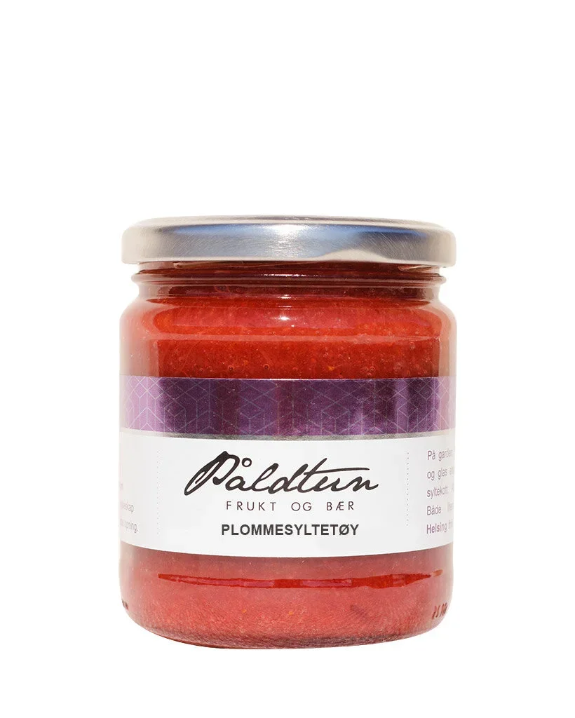 Plommesyltetøy kr 75.-