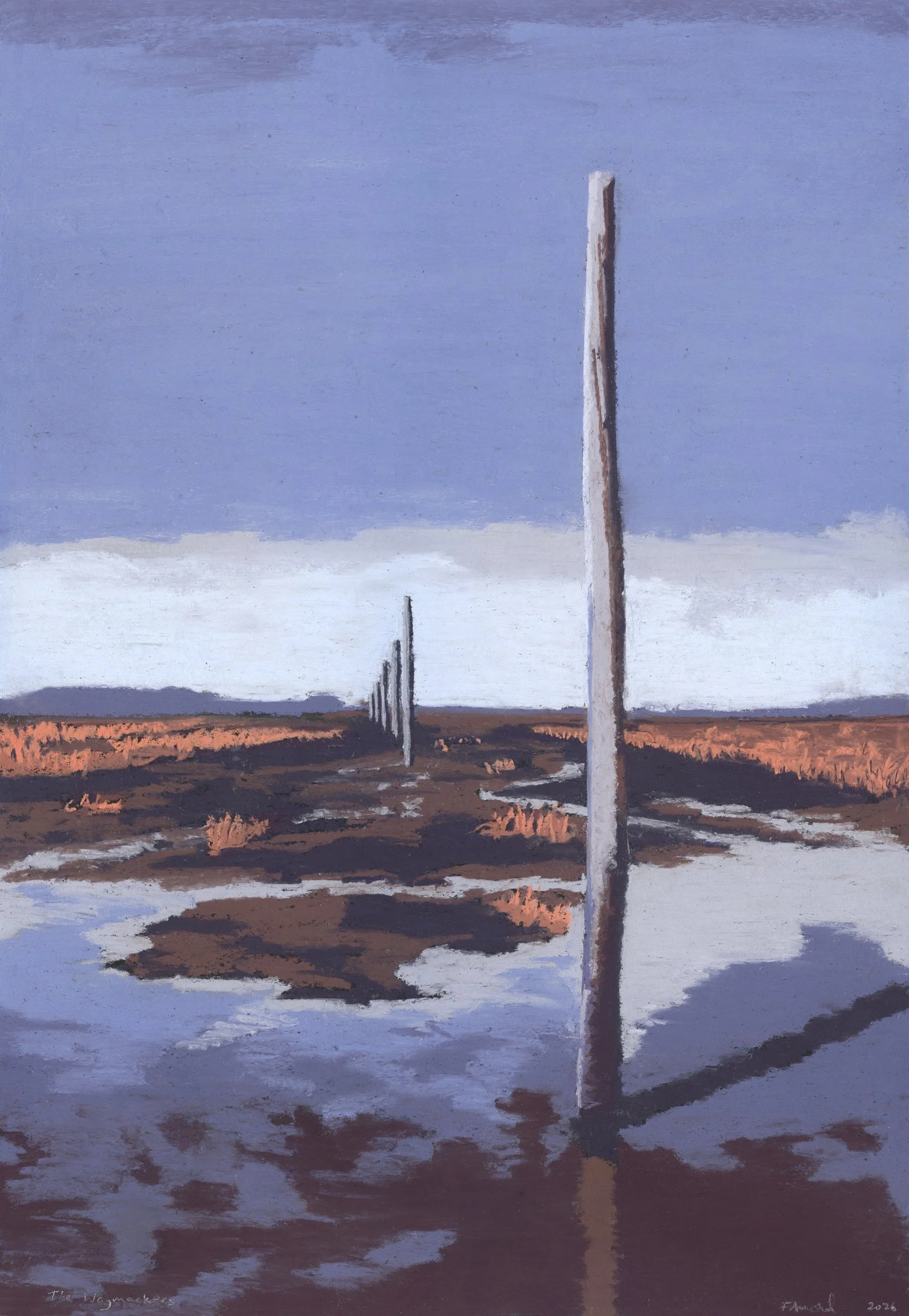 FrancesArnold_TheWaymarkers_2026_Pastel_50x70cm.jpg