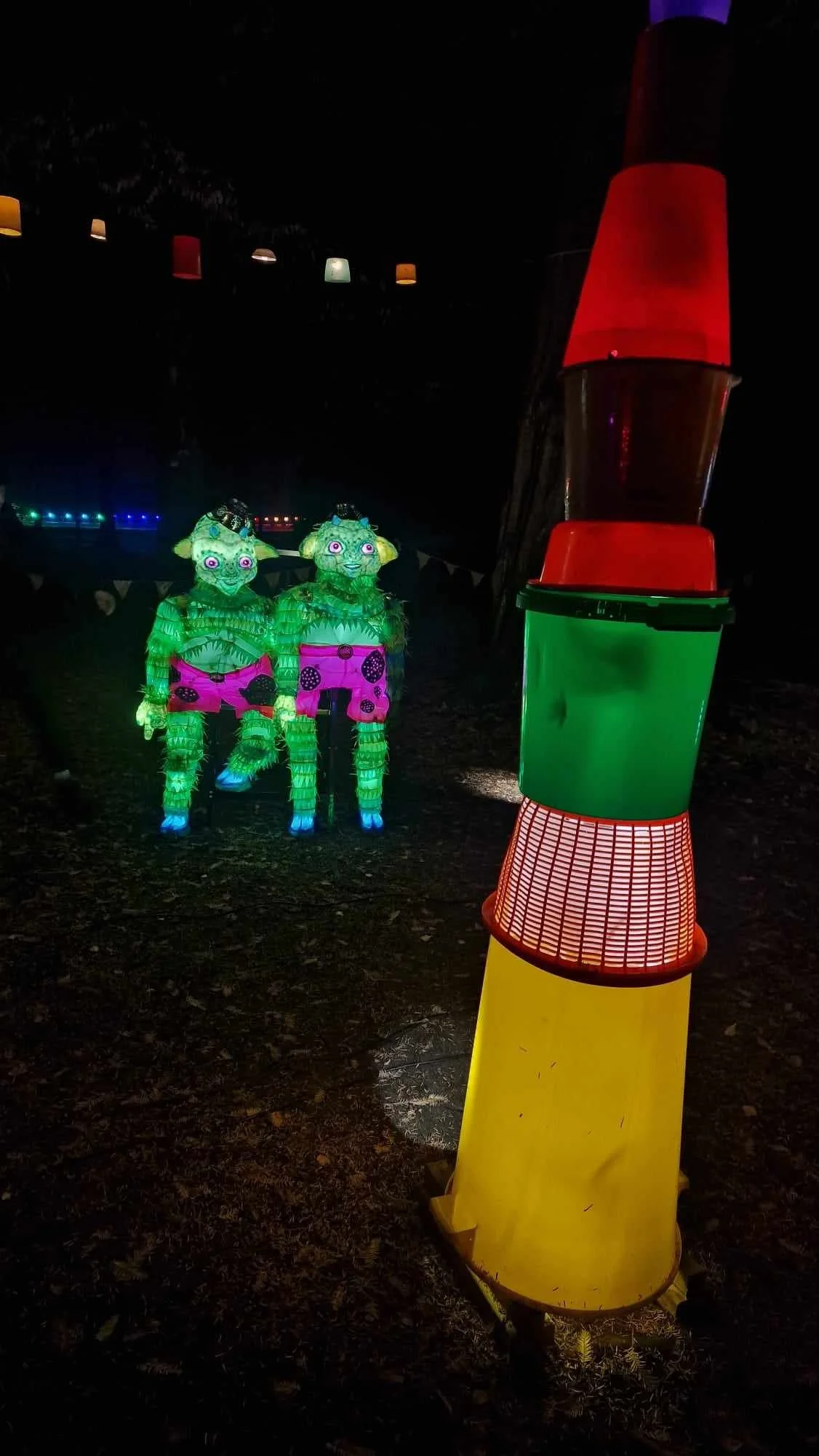 Kallikantzaroi goblin puppets for Yuletide 2024, produced by Wild Rumpus. Puppets designed, made and puppeteered by Amy Hegarty, assisted by Aaron Hegarty

