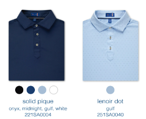 Women's STITCH polo options