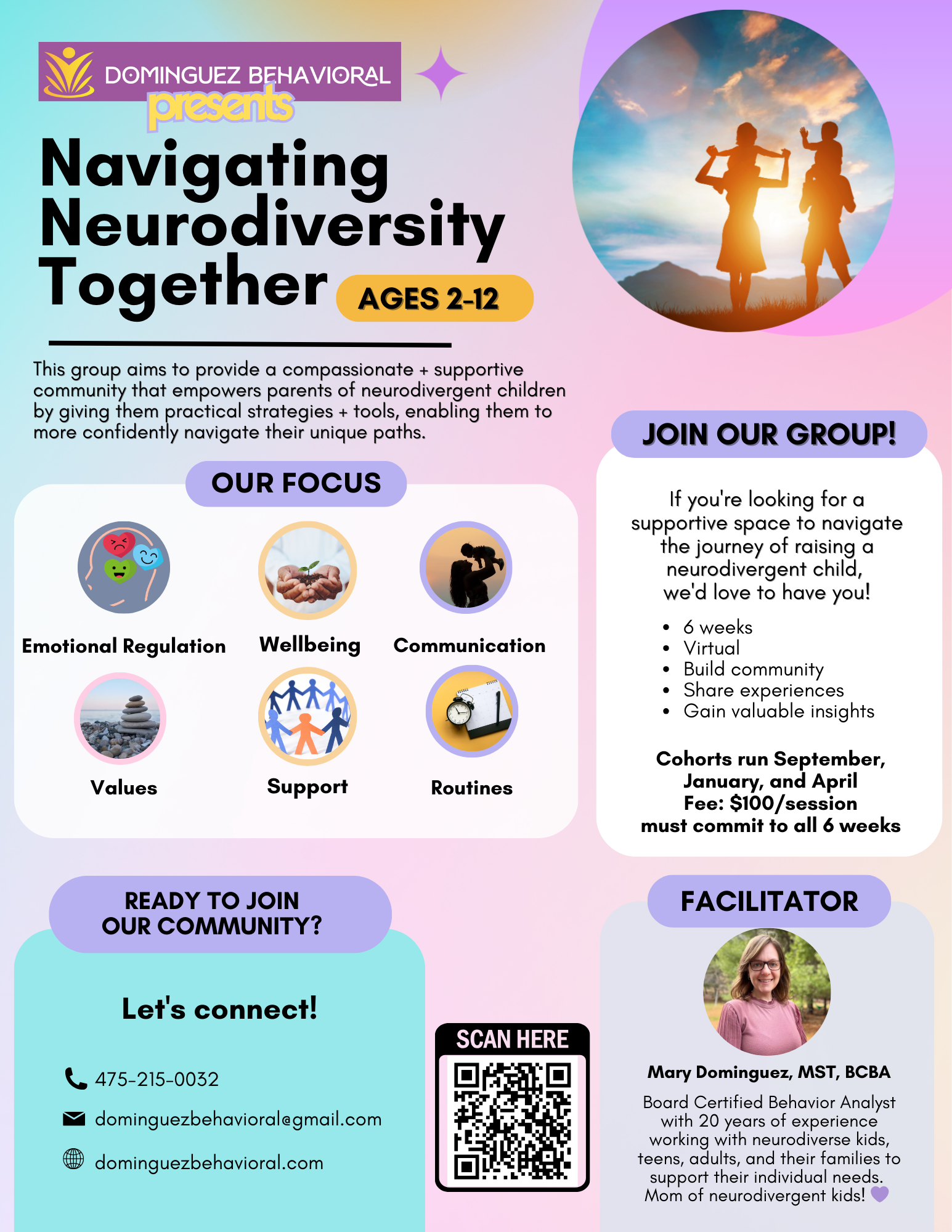 neurodiversity parent support group, asd, adhd