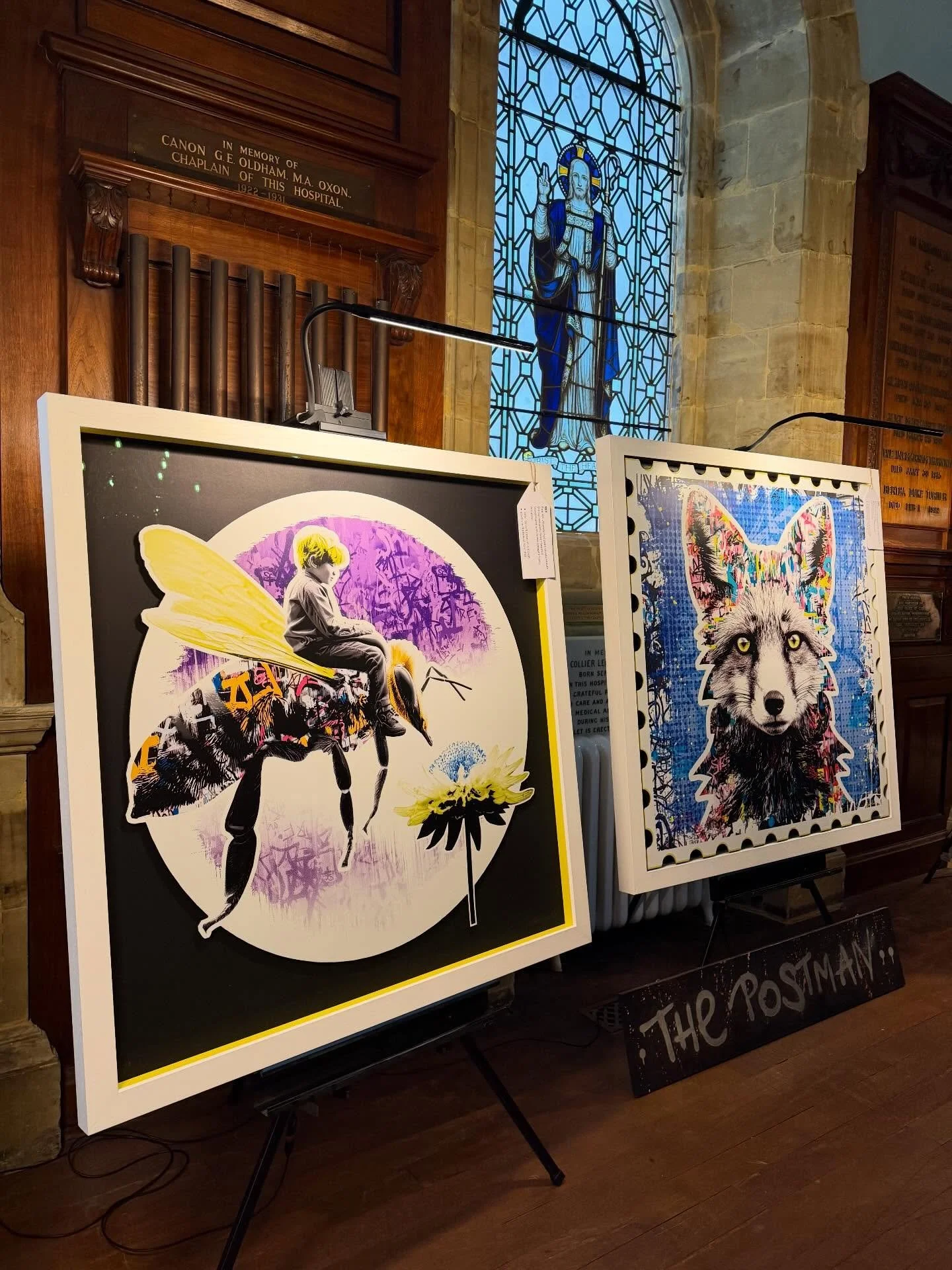 This week at the Nature of Healthcare exhibition by local legends @thepostman_art and the super @myuhsussex 

An amazing evening of artwork and positivity to such an important cause.
 
I feel so grateful to have played a small part in the event by ge