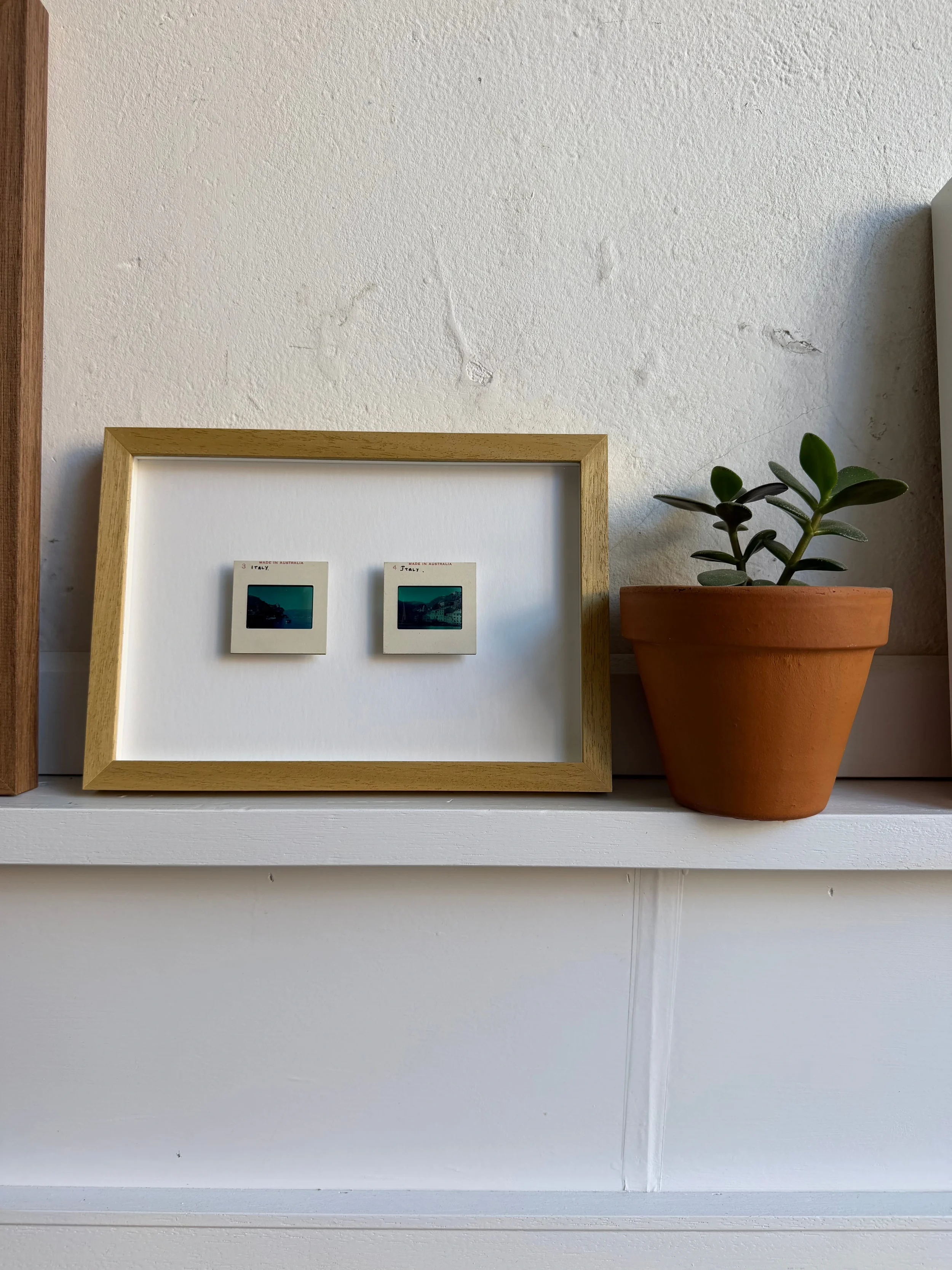 completed framed artwork